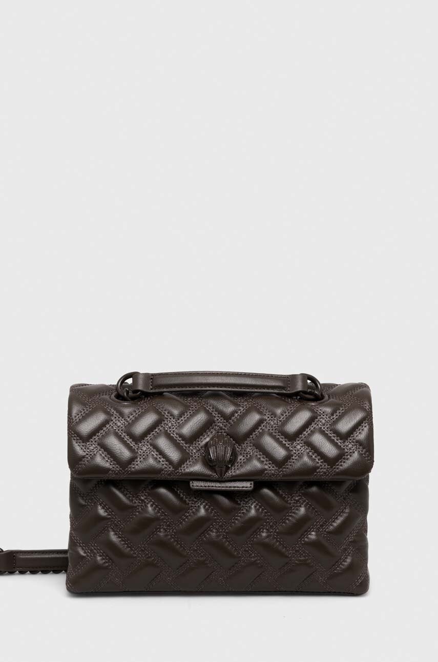 

Шкіряна сумочка Kurt Geiger London колір коричневий