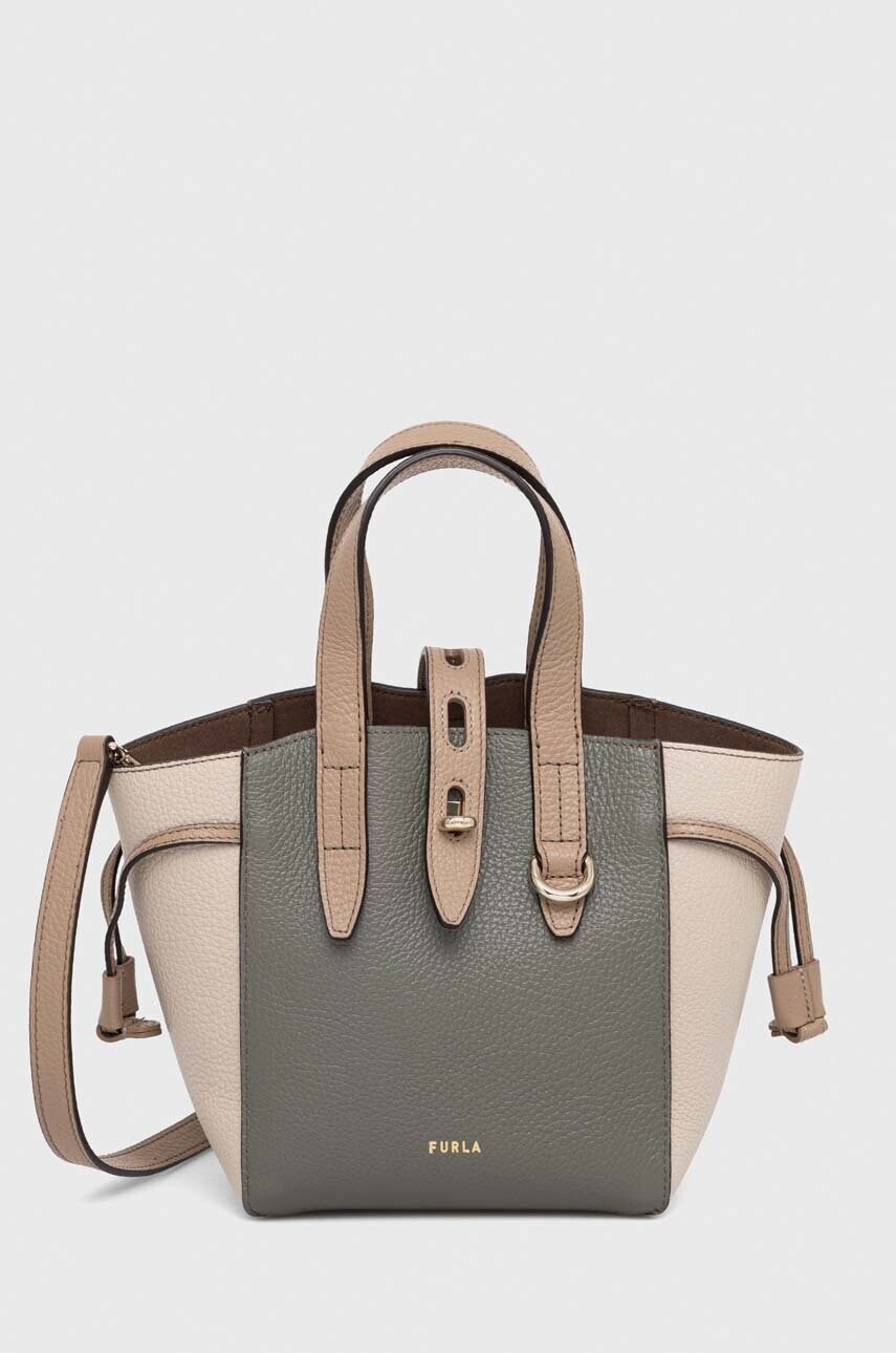 

Кожаная сумочка Furla цвет зелёный