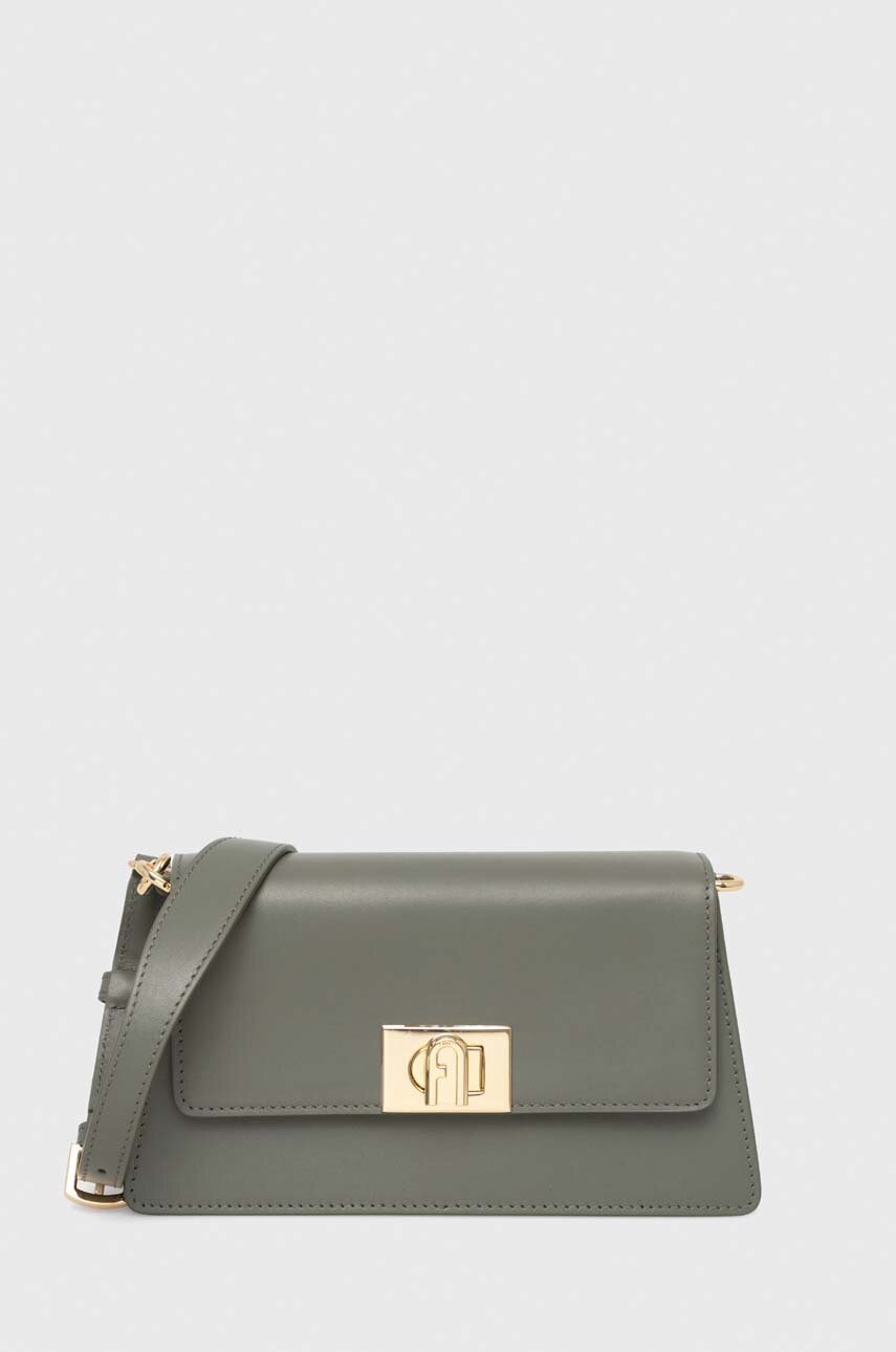 

Кожаная сумочка Furla цвет зелёный