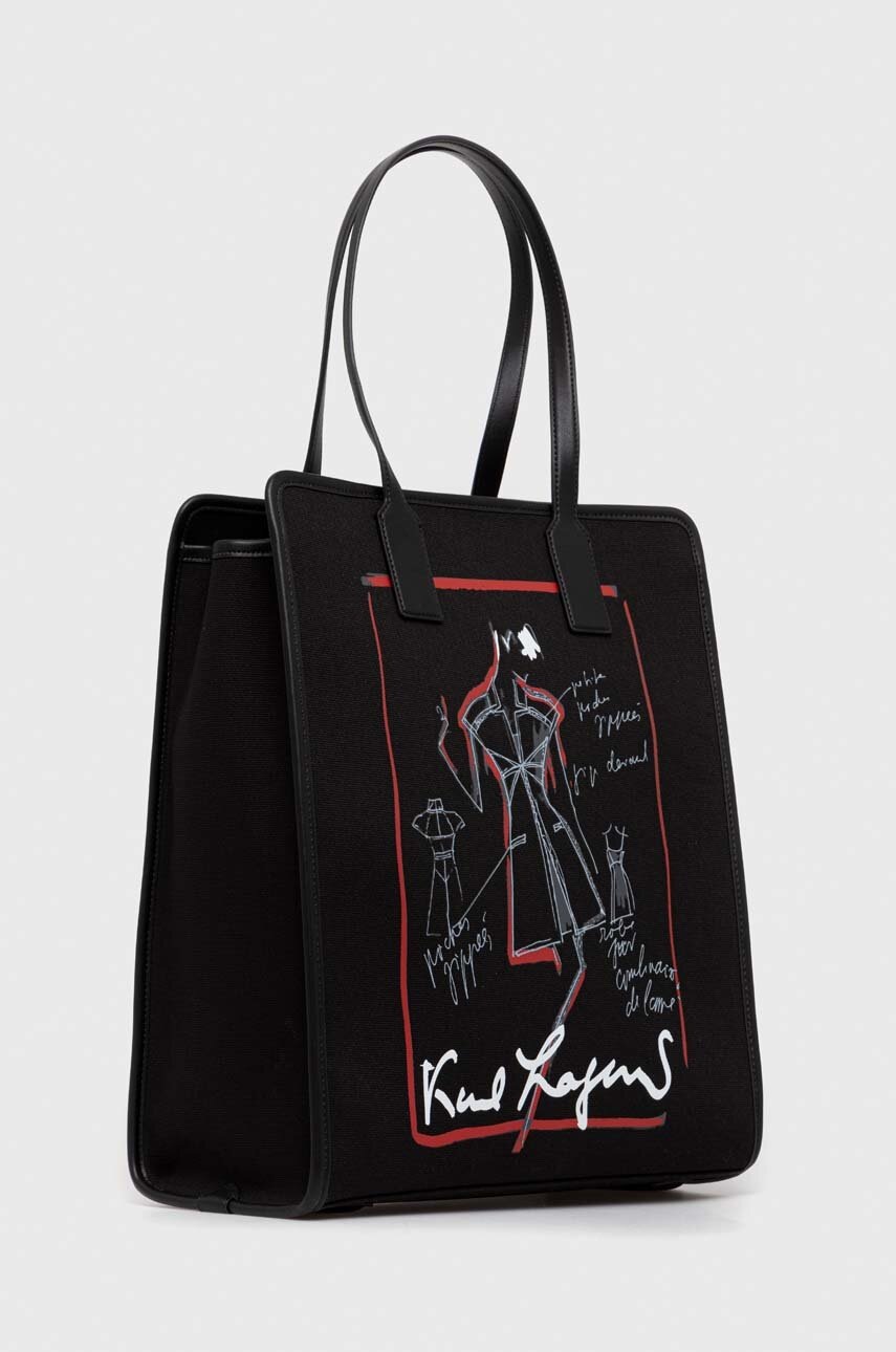 

Сумочка Karl Lagerfeld колір чорний