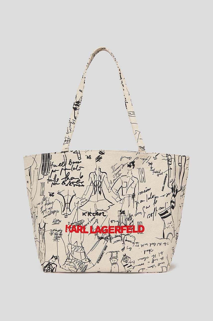 

Сумочка Karl Lagerfeld цвет бежевый