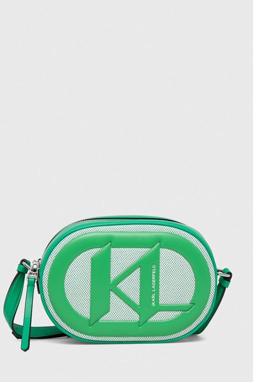 Karl Lagerfeld poseta culoarea verde