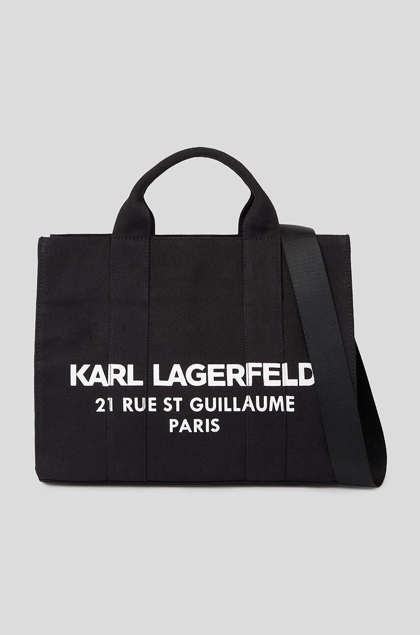 

Чанта Karl Lagerfeld в черно, Черен