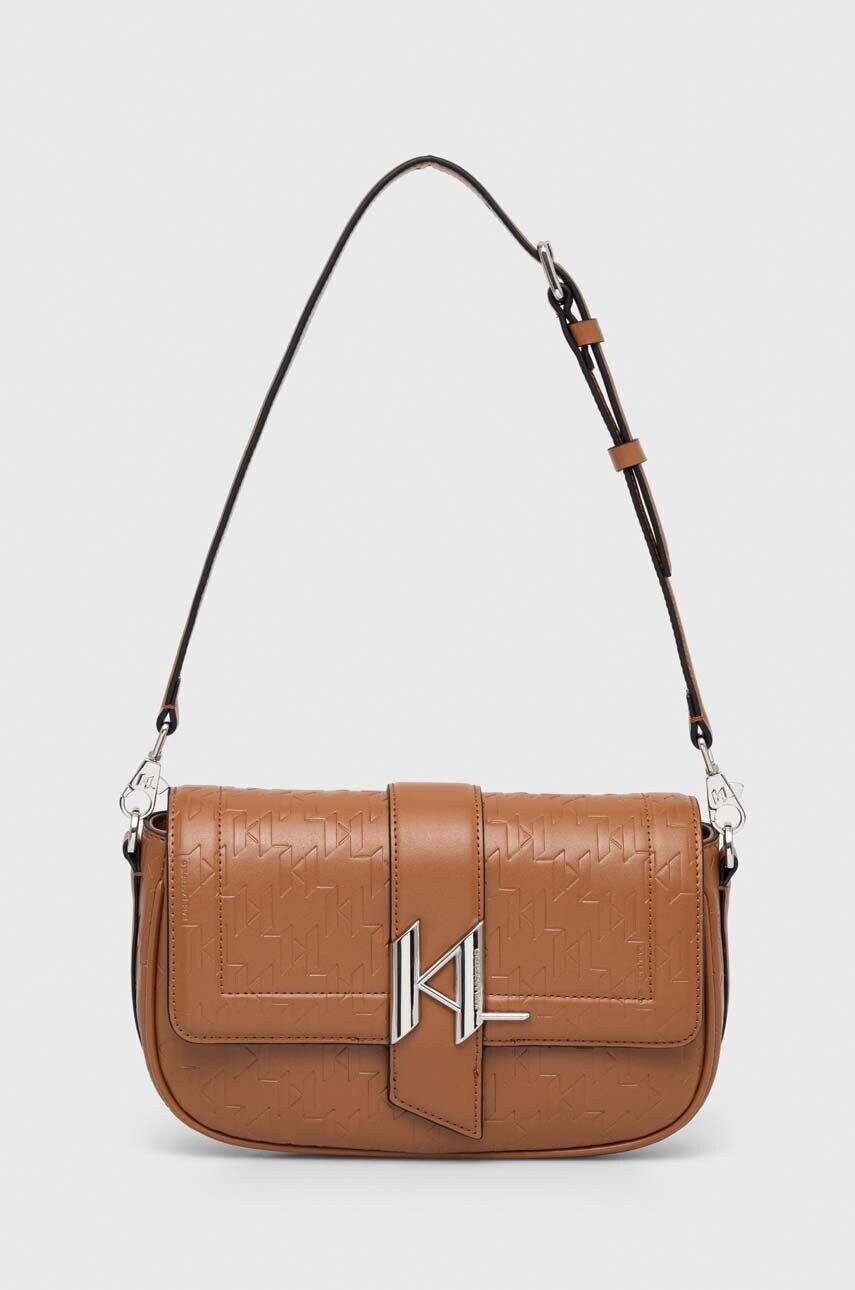 

Сумочка Karl Lagerfeld колір коричневий