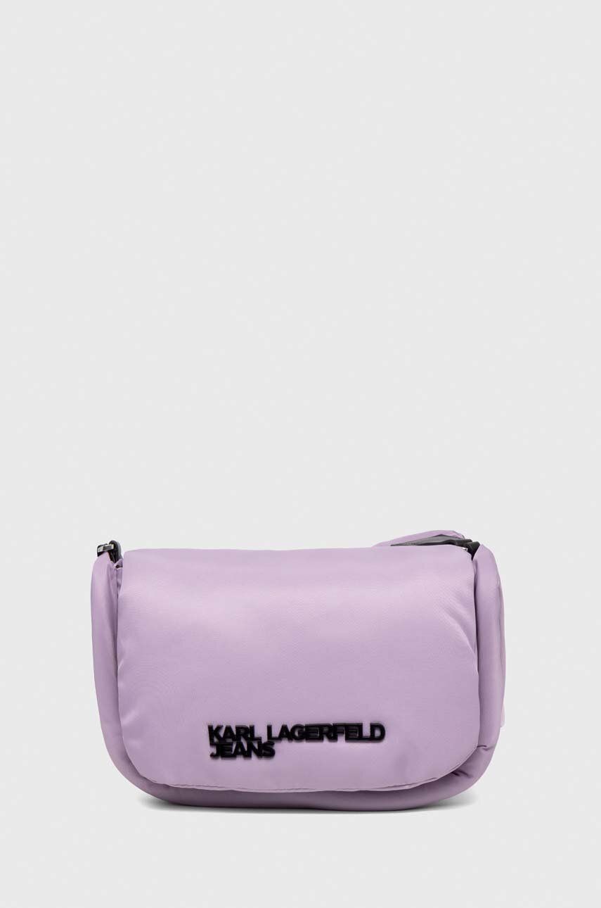 Karl Lagerfeld Jeans poseta culoarea violet
