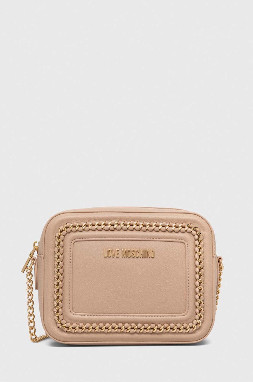 

Сумочка Love Moschino колір бежевий