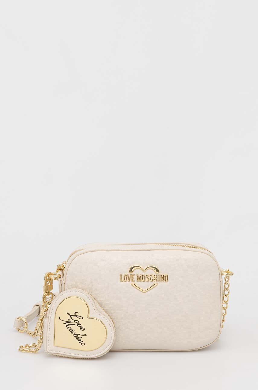 

Чанта Love Moschino в бежово, Бежов