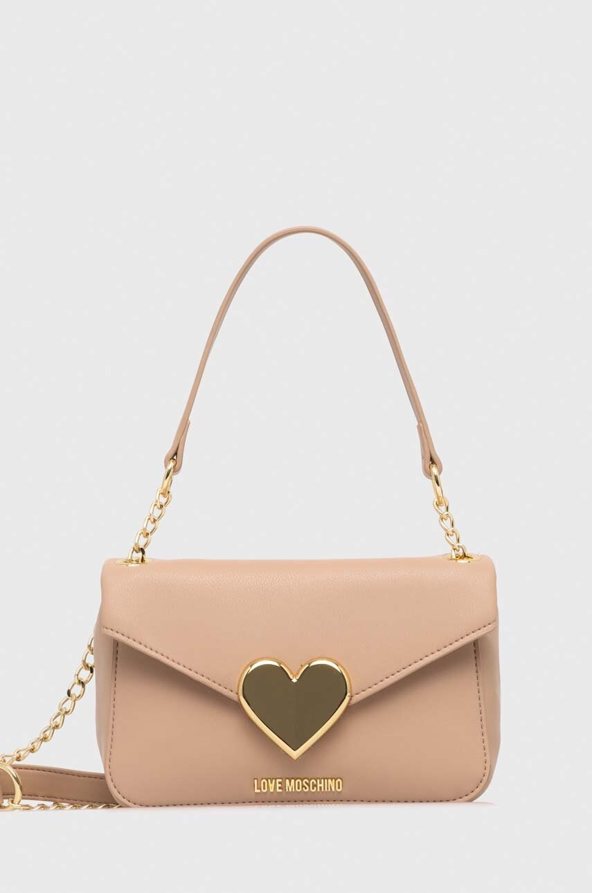 

Сумочка Love Moschino колір бежевий
