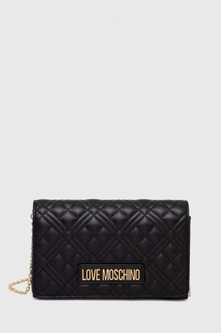 Love Moschino poseta culoarea negru