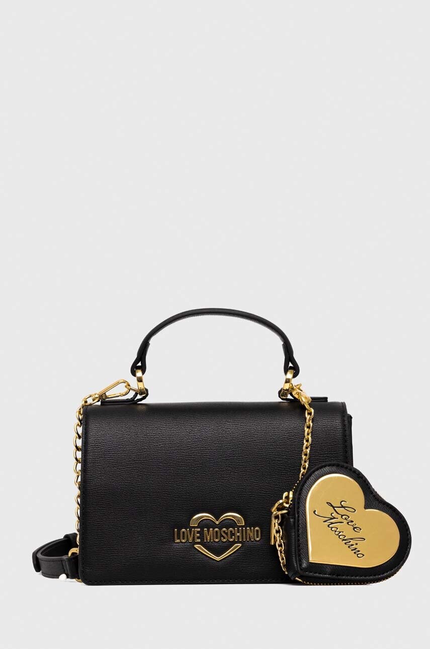 

Чанта Love Moschino в черно, Черен