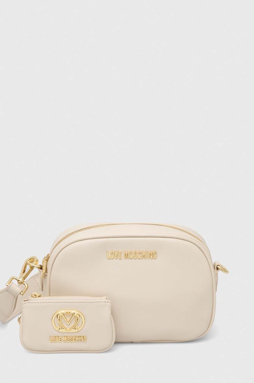 

Сумочка Love Moschino колір бежевий