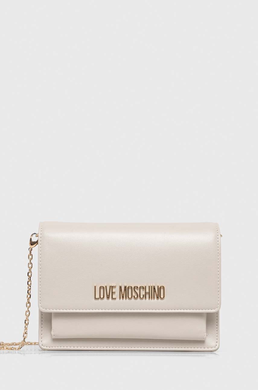 

Сумочка Love Moschino колір бежевий
