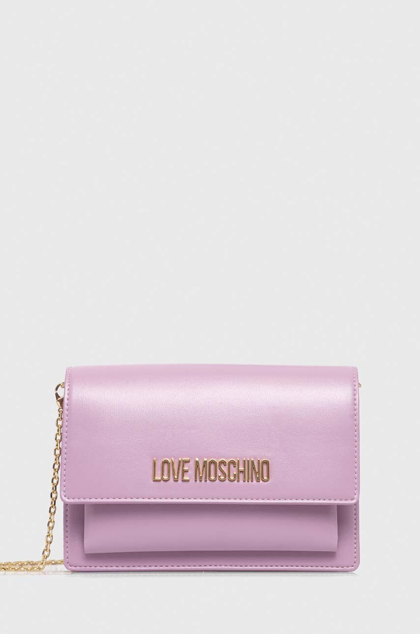 

Сумочка Love Moschino колір фіолетовий