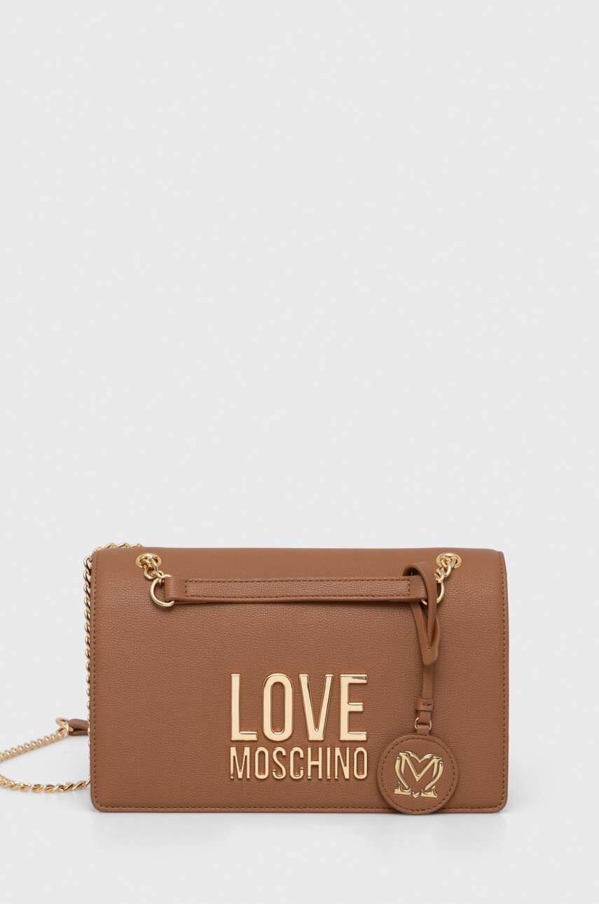 

Сумочка Love Moschino колір коричневий