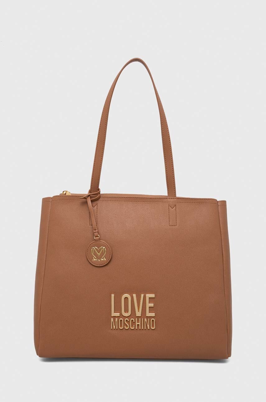 

Сумочка Love Moschino колір коричневий