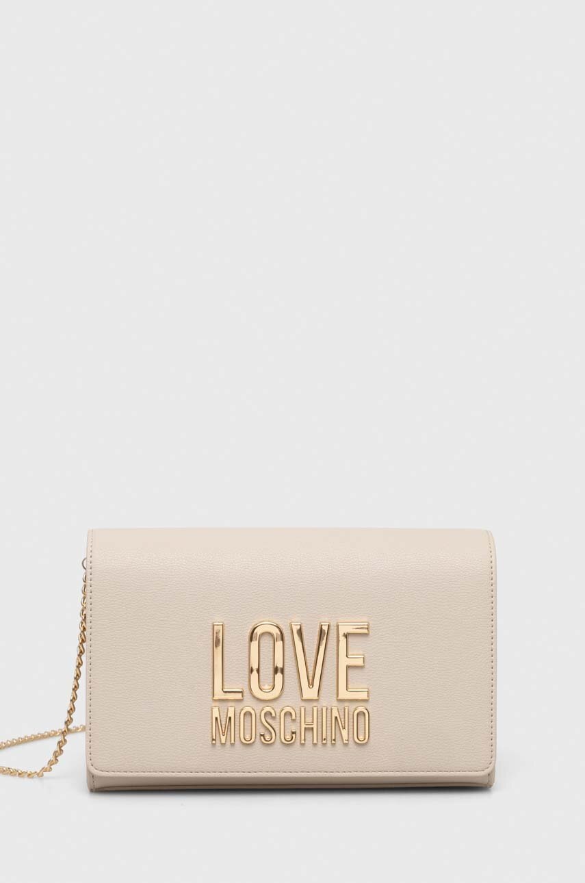

Сумочка Love Moschino колір бежевий