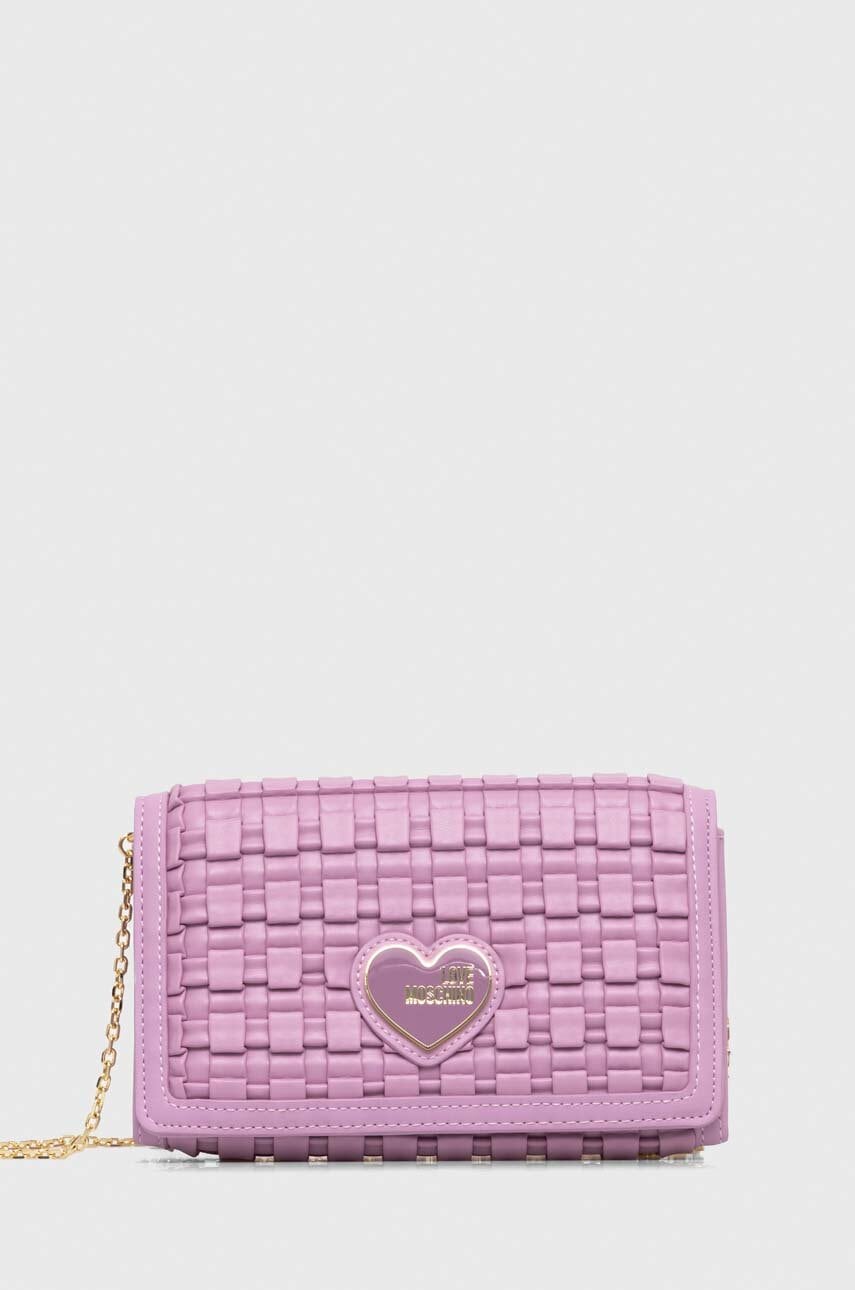 

Сумочка Love Moschino колір фіолетовий