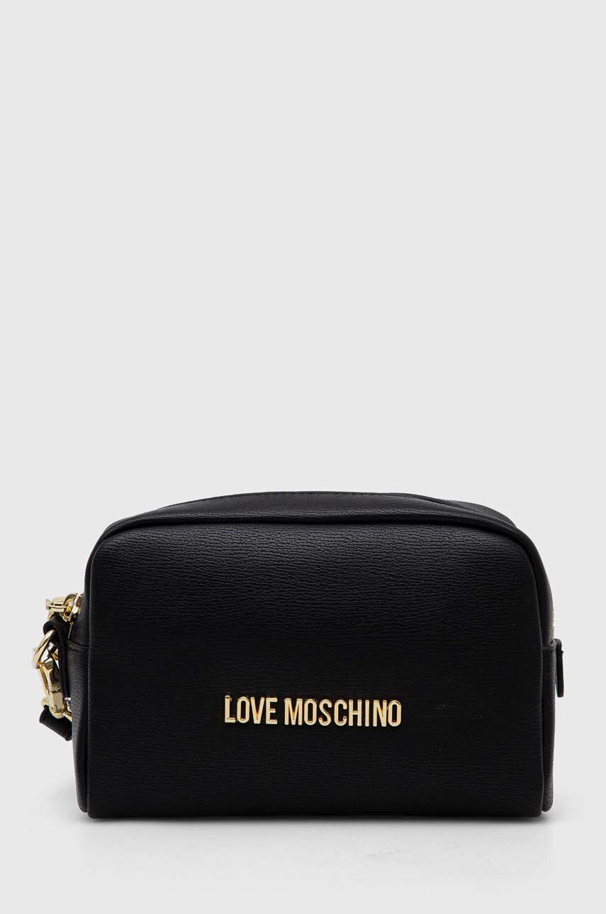 Love Moschino portfard culoarea negru