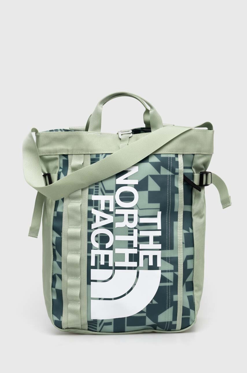 

Рюкзак The North Face колір зелений великий візерунок
