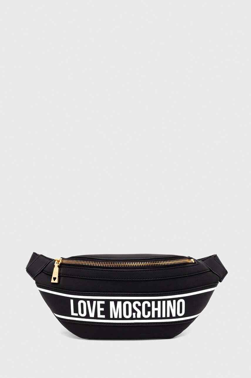 

Чанта за кръст Love Moschino в черно, Черен