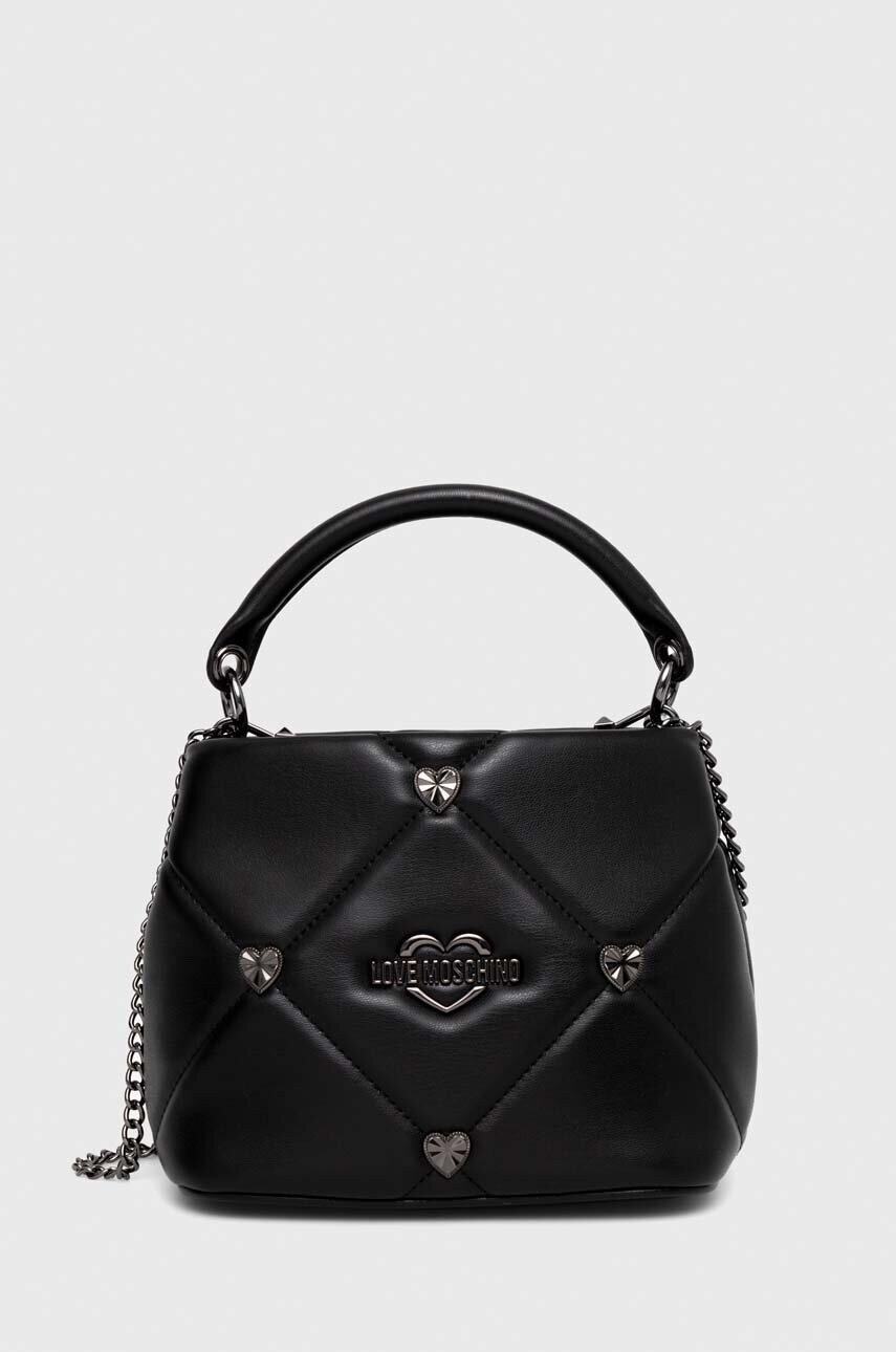 

Чанта Love Moschino в черно, Черен