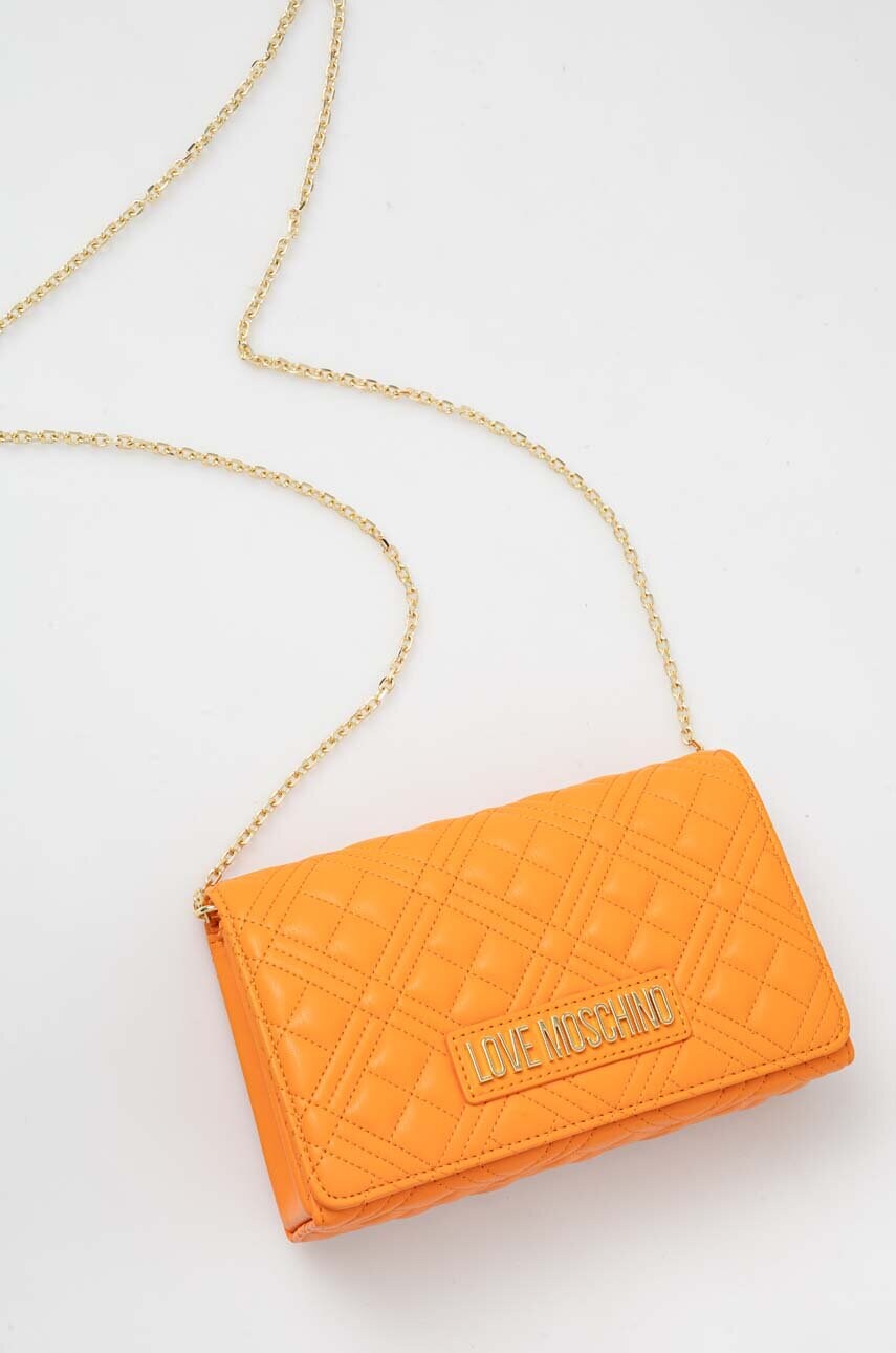 

Сумочка Love Moschino колір помаранчевий