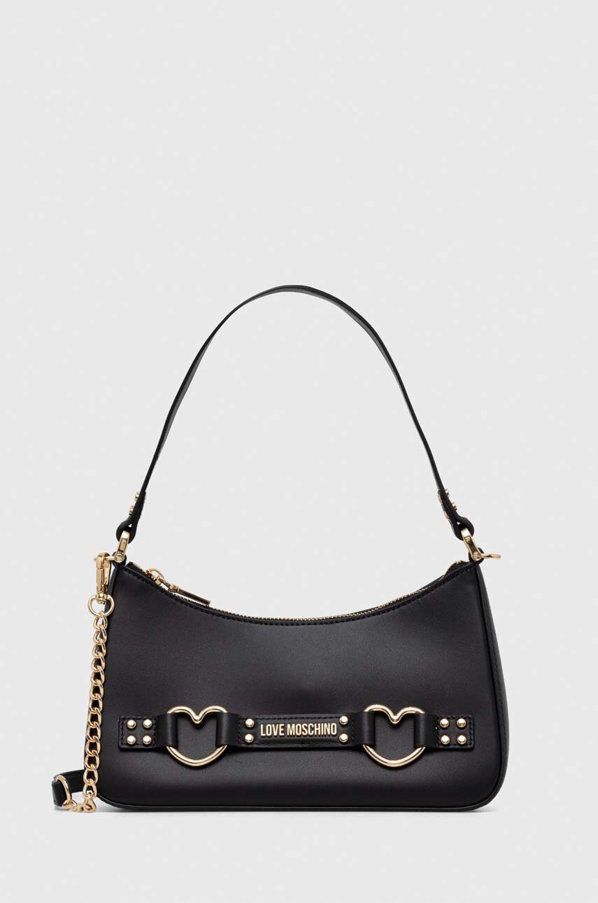 

Кожаная сумочка Love Moschino цвет чёрный