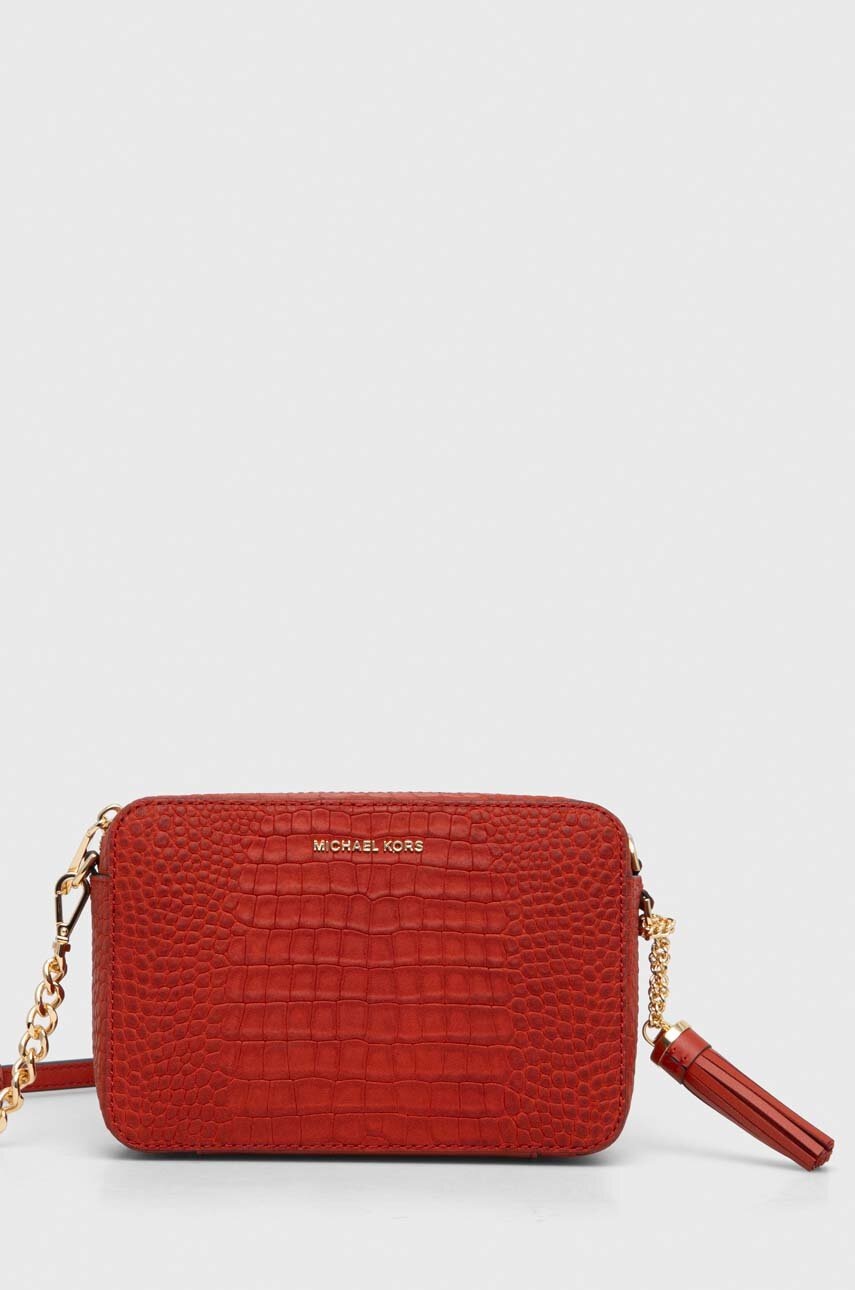 

Шкіряна сумочка MICHAEL Michael Kors колір червоний