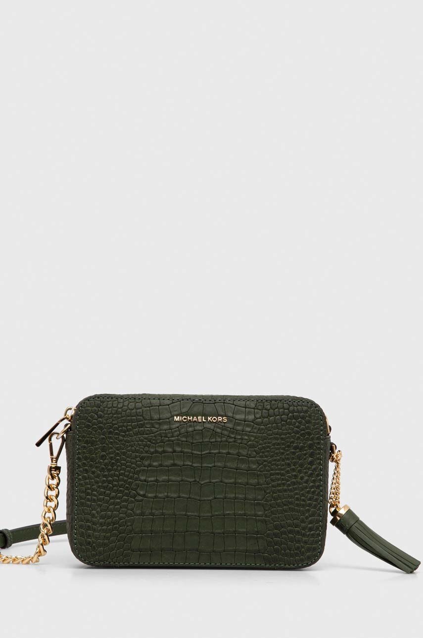 

Кожаная сумочка MICHAEL Michael Kors цвет зелёный