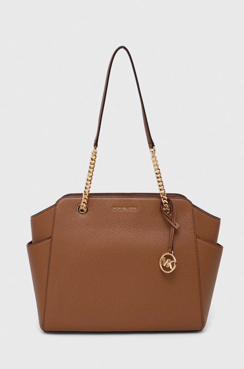 

Кожена чанта MICHAEL Michael Kors в кафяво, Кафяв