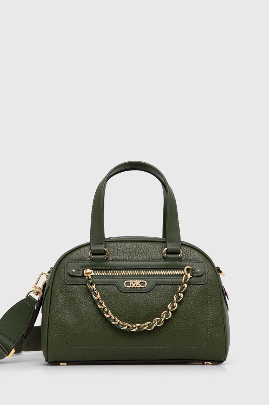 

Шкіряна сумочка MICHAEL Michael Kors колір зелений
