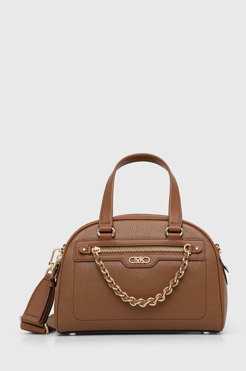 

Шкіряна сумочка MICHAEL Michael Kors колір коричневий