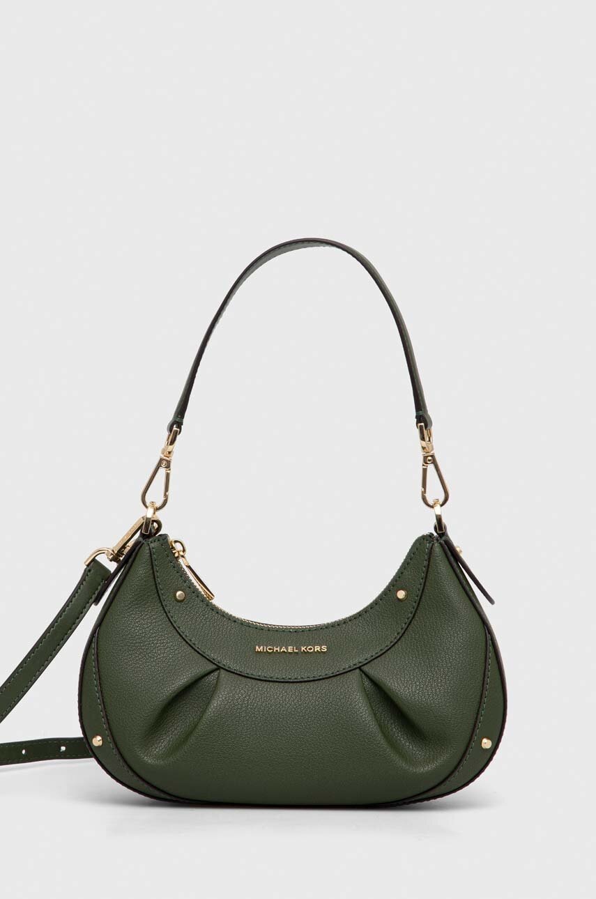 

Кожаная сумочка MICHAEL Michael Kors цвет зелёный