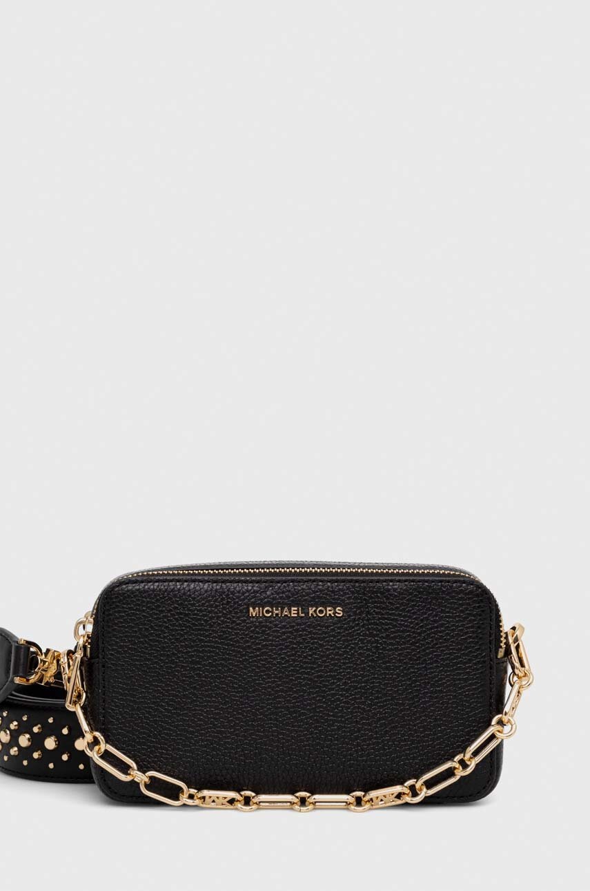

Шкіряна сумочка MICHAEL Michael Kors колір чорний