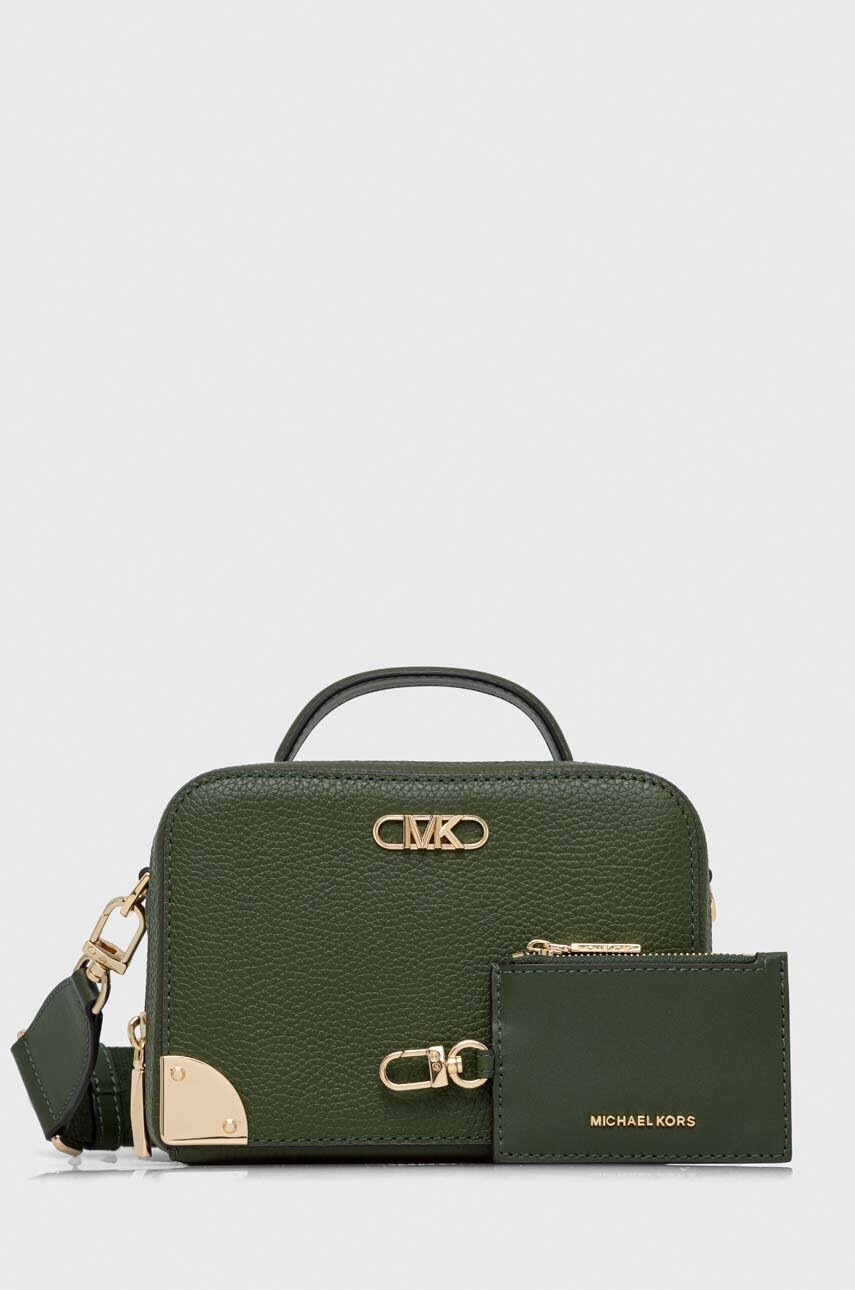 

Кожаная сумочка MICHAEL Michael Kors цвет зелёный