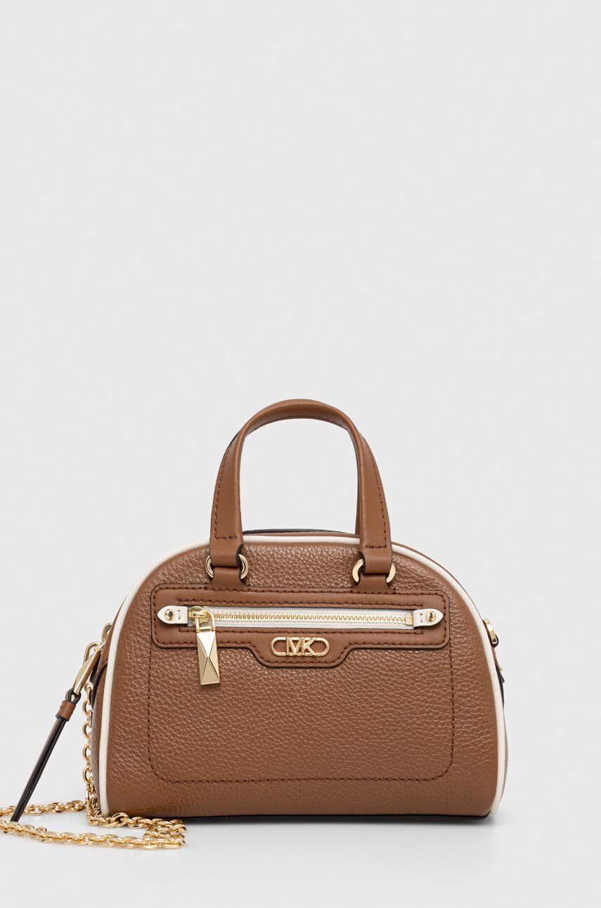 MICHAEL Michael Kors poseta de piele culoarea maro - Shoppu.