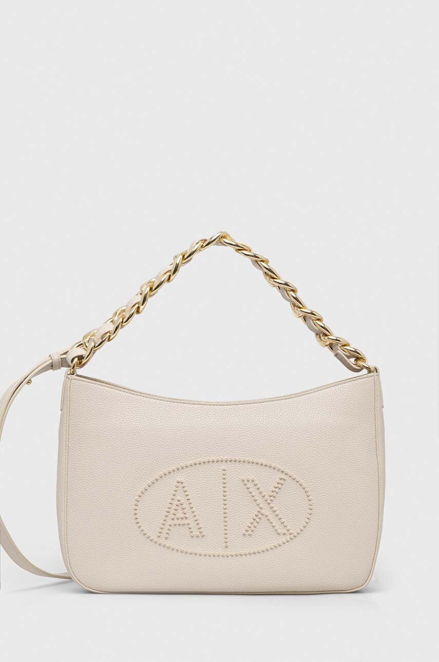 

Сумочка Armani Exchange колір бежевий