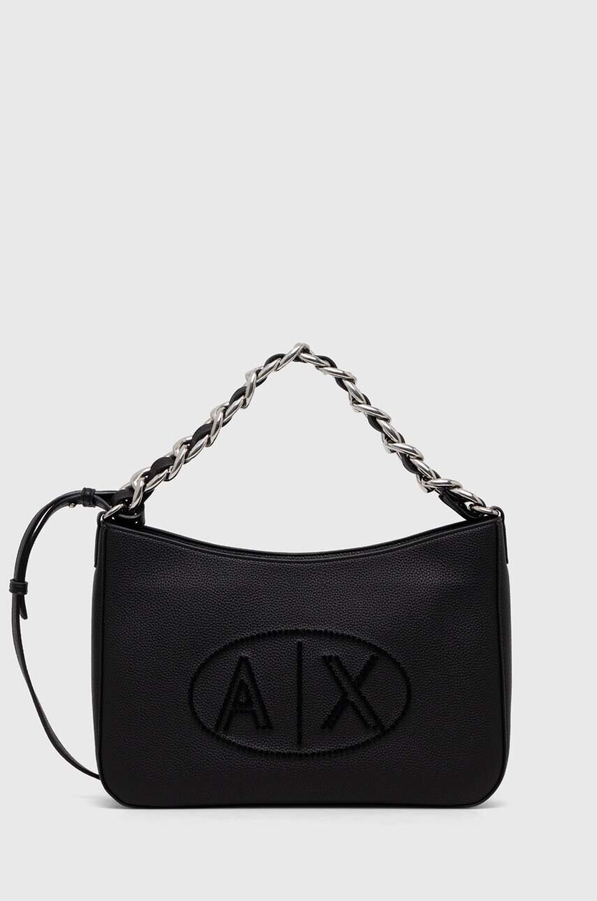 

Чанта Armani Exchange в черно, Черен