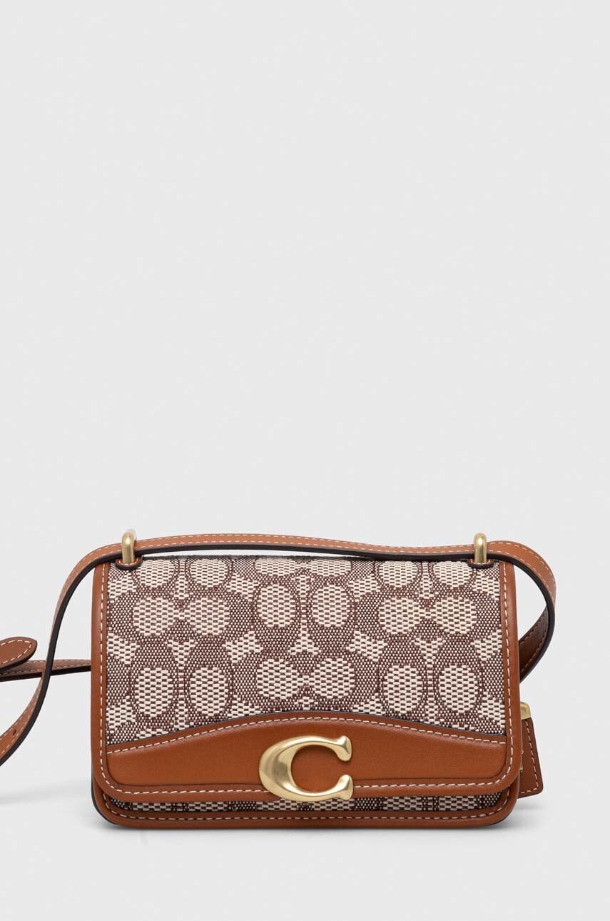 Levně Kabelka Coach Bandit Crossbody hnědá barva