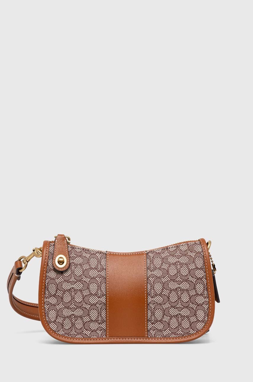 

Сумочка Coach Swinger 20 цвет коричневый