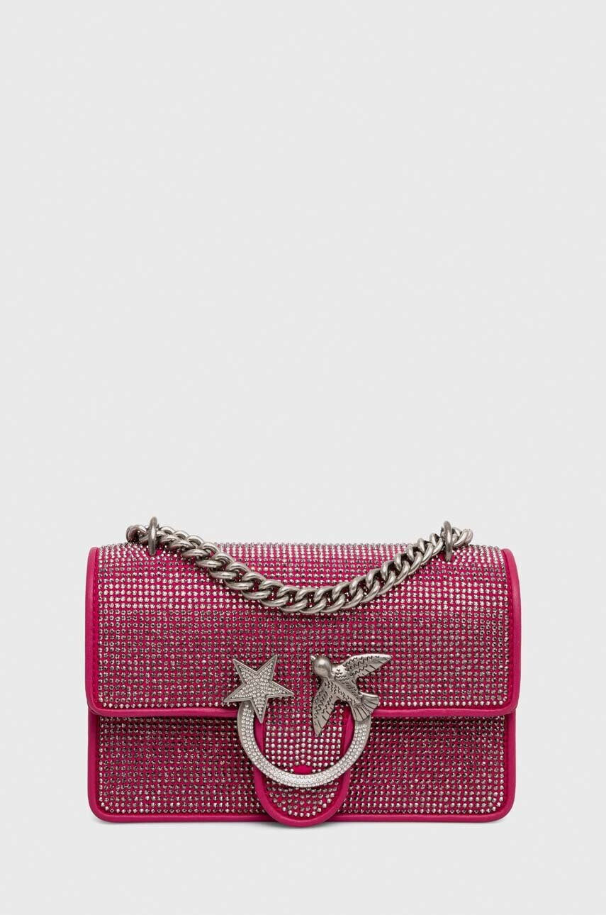 

Сумочка Pinko колір рожевий