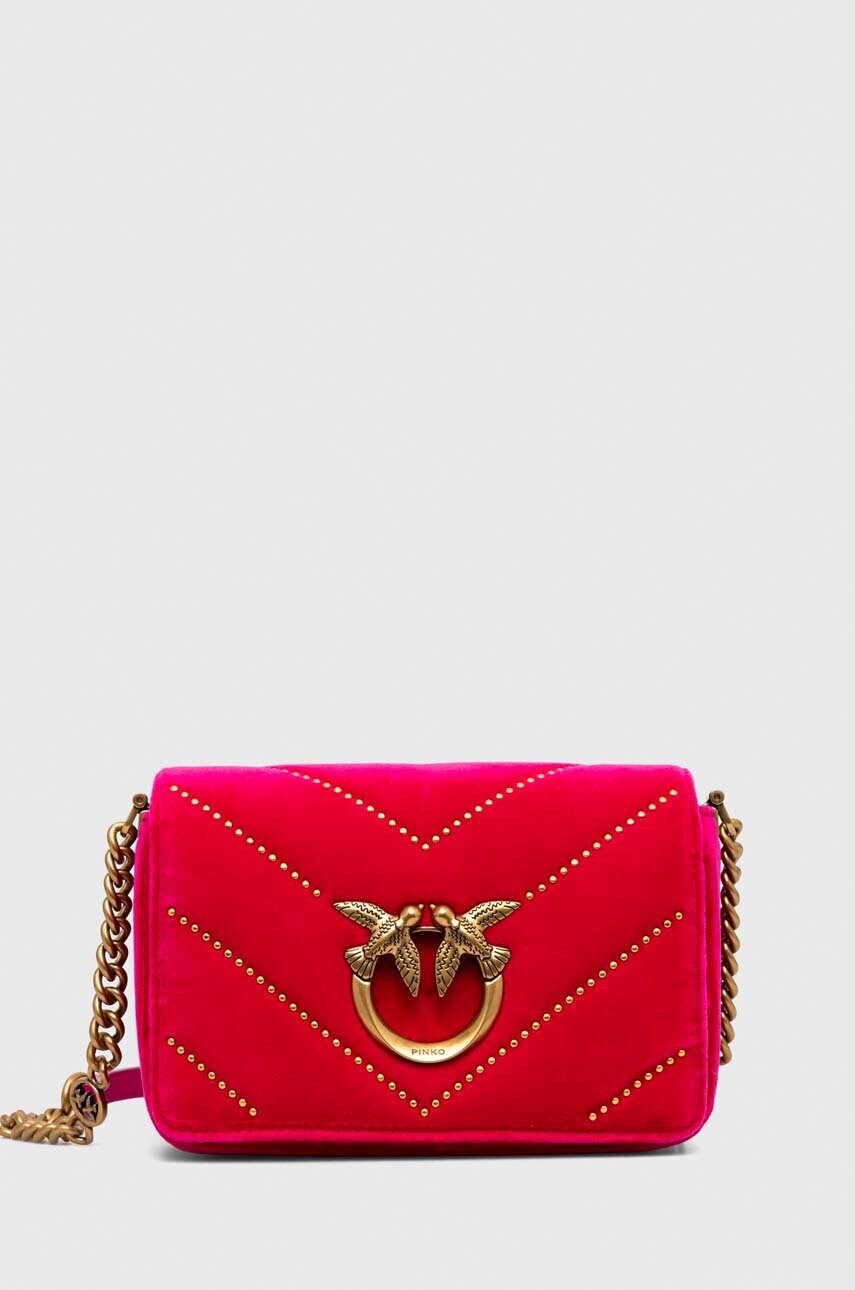

Сумочка Pinko цвет розовый