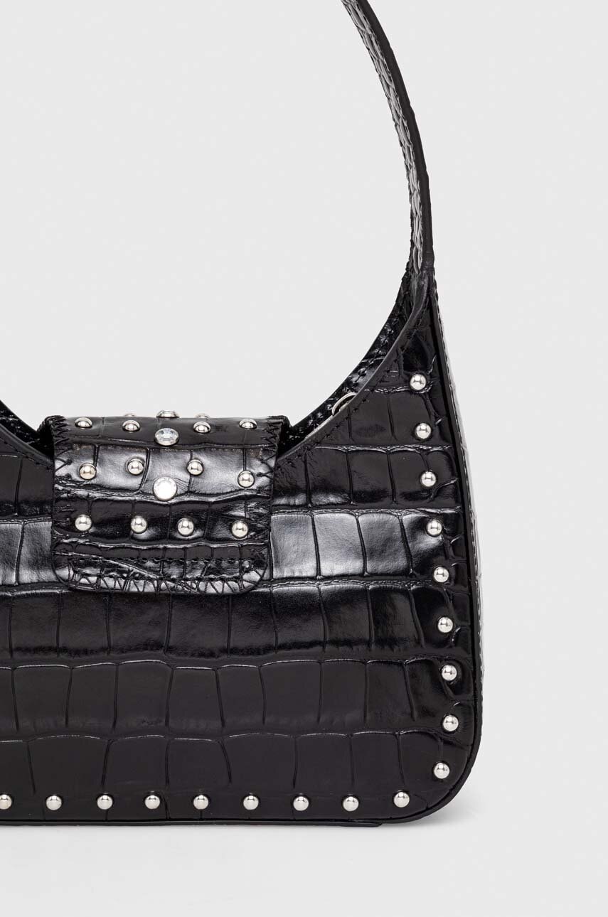 Moschino Jeans bőr táska fekete termék 2. képe