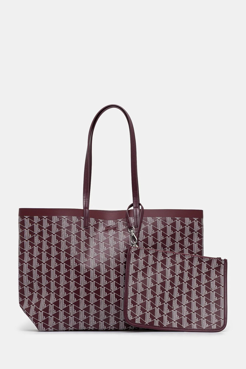 Lacoste poseta culoarea bordo