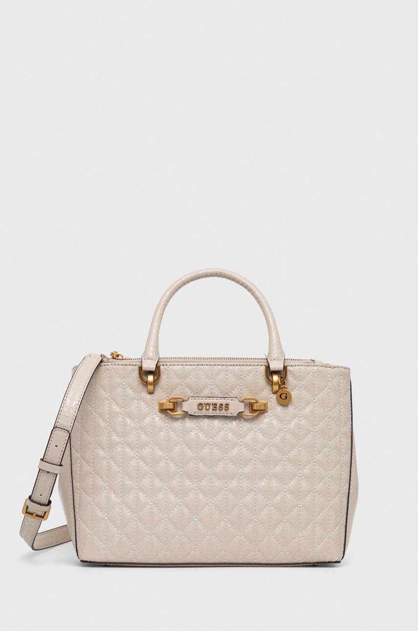 

Сумочка Guess колір бежевий