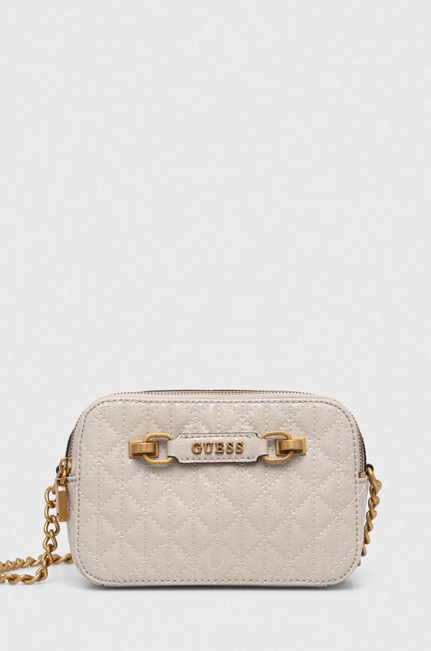 

Сумочка Guess колір бежевий
