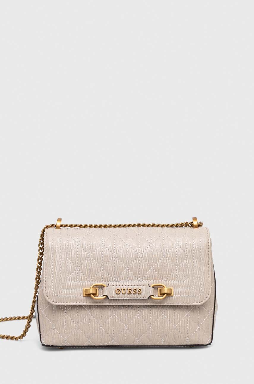 

Сумочка Guess колір бежевий