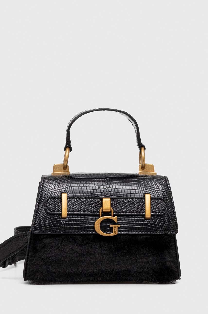

Чанта Guess в черно, Черен