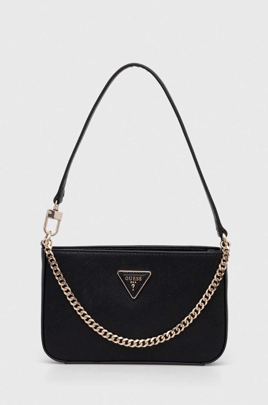 

Чанта Guess в черно, Черен