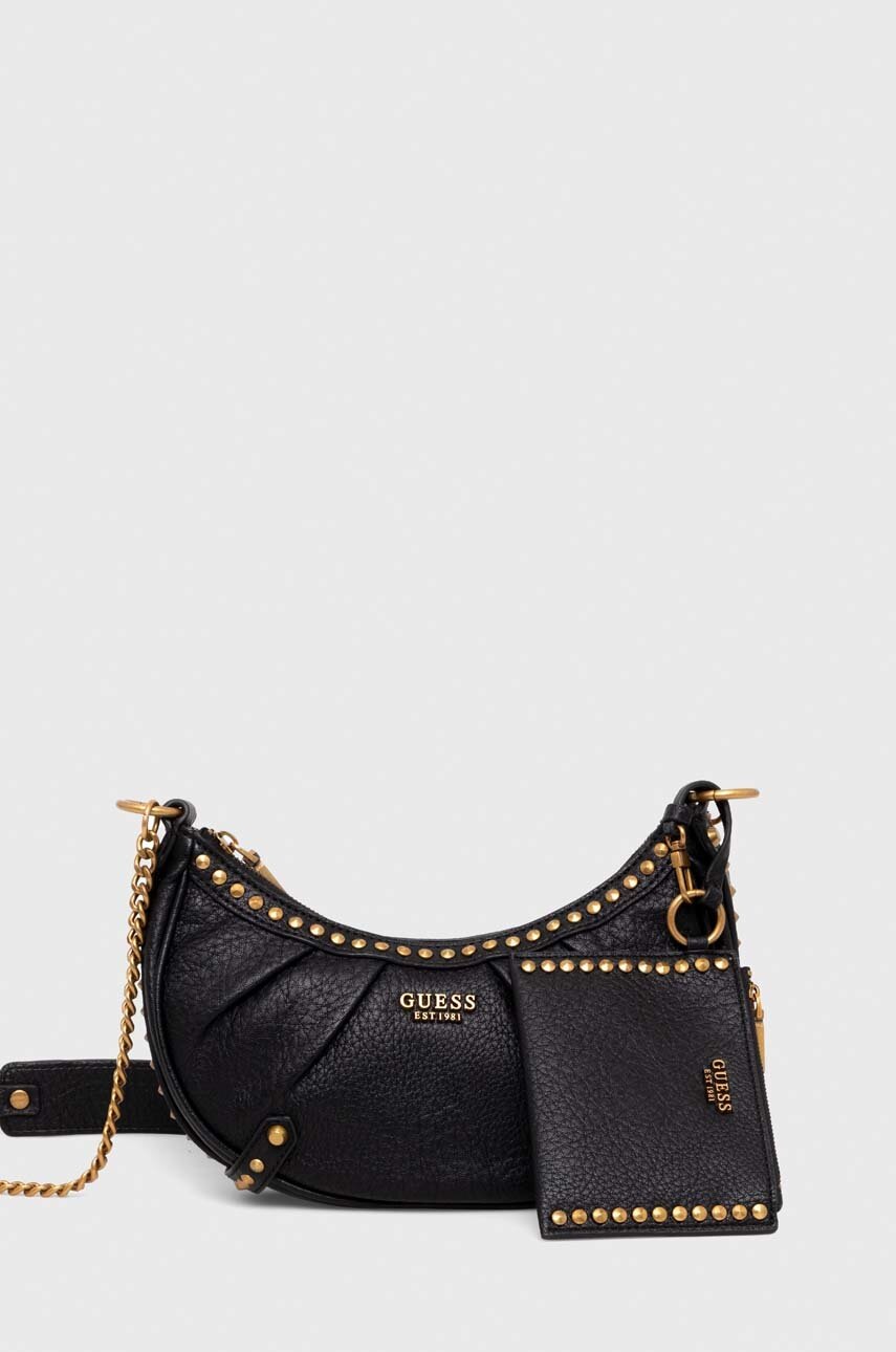 

Чанта Guess в черно, Черен